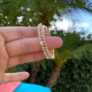 Crystal Hoop Earrings